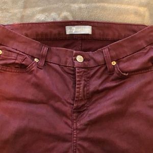 7 for all Mankind b(air) pants, size 27, EUC!